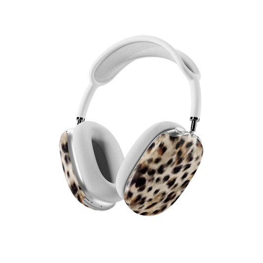 Arctic Aristocrat | Light Brown Cheetah AirPods Max Case