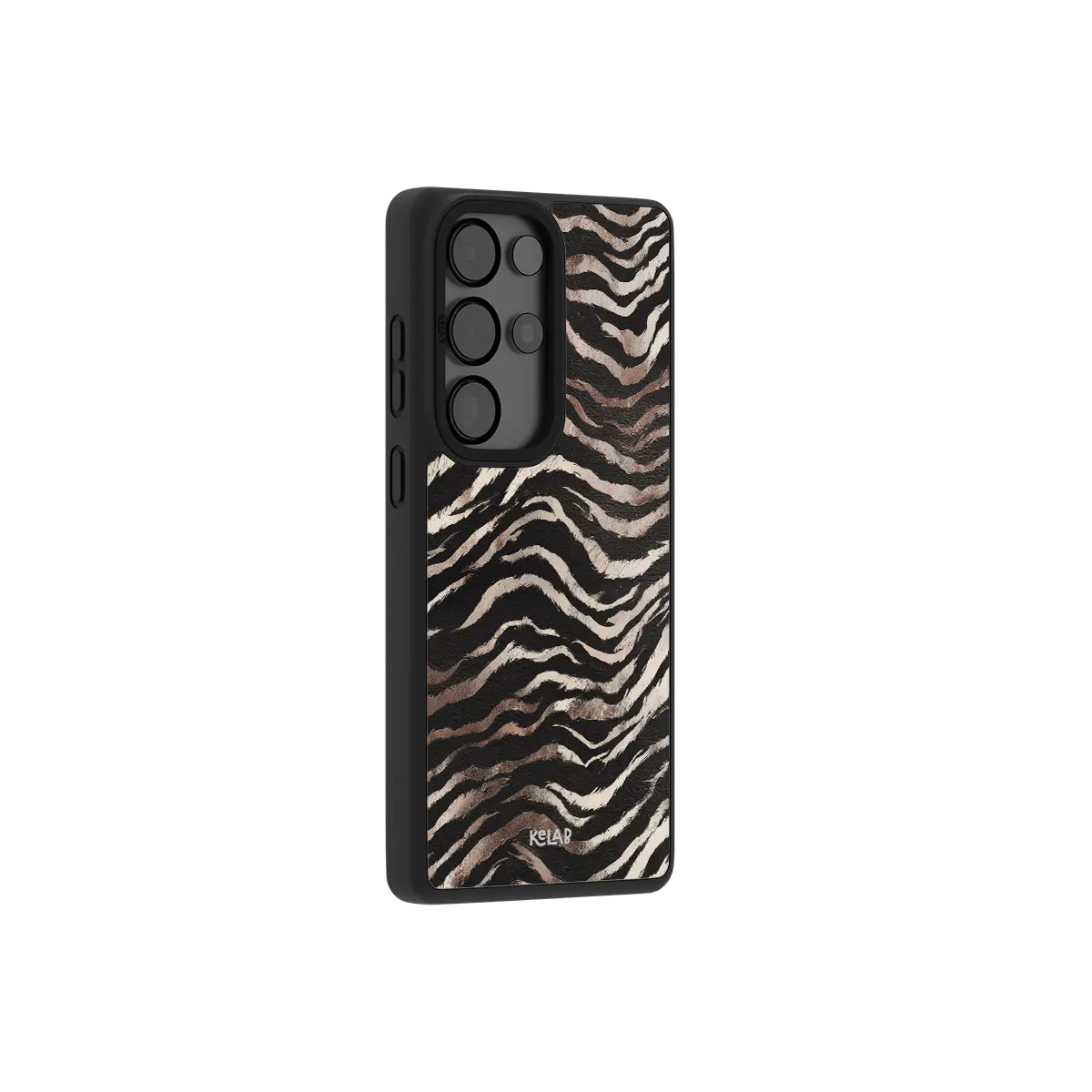 Classic Samsung Galaxy phone case in a modern zebra print design with TPU material