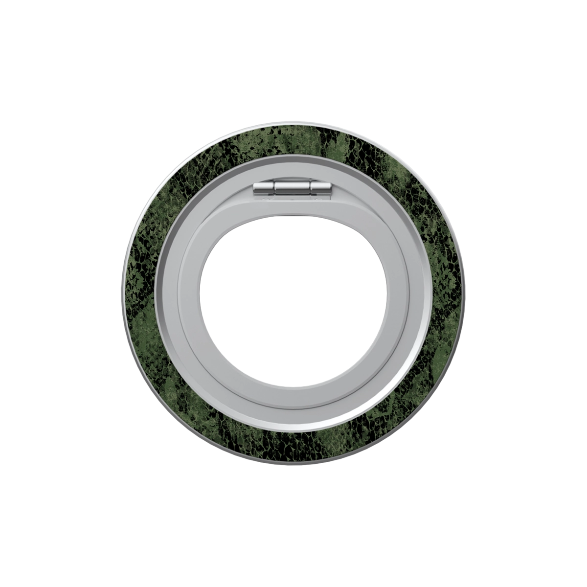 Emerald Python | Olive Green Snake Print MagSafe Ring Stand
