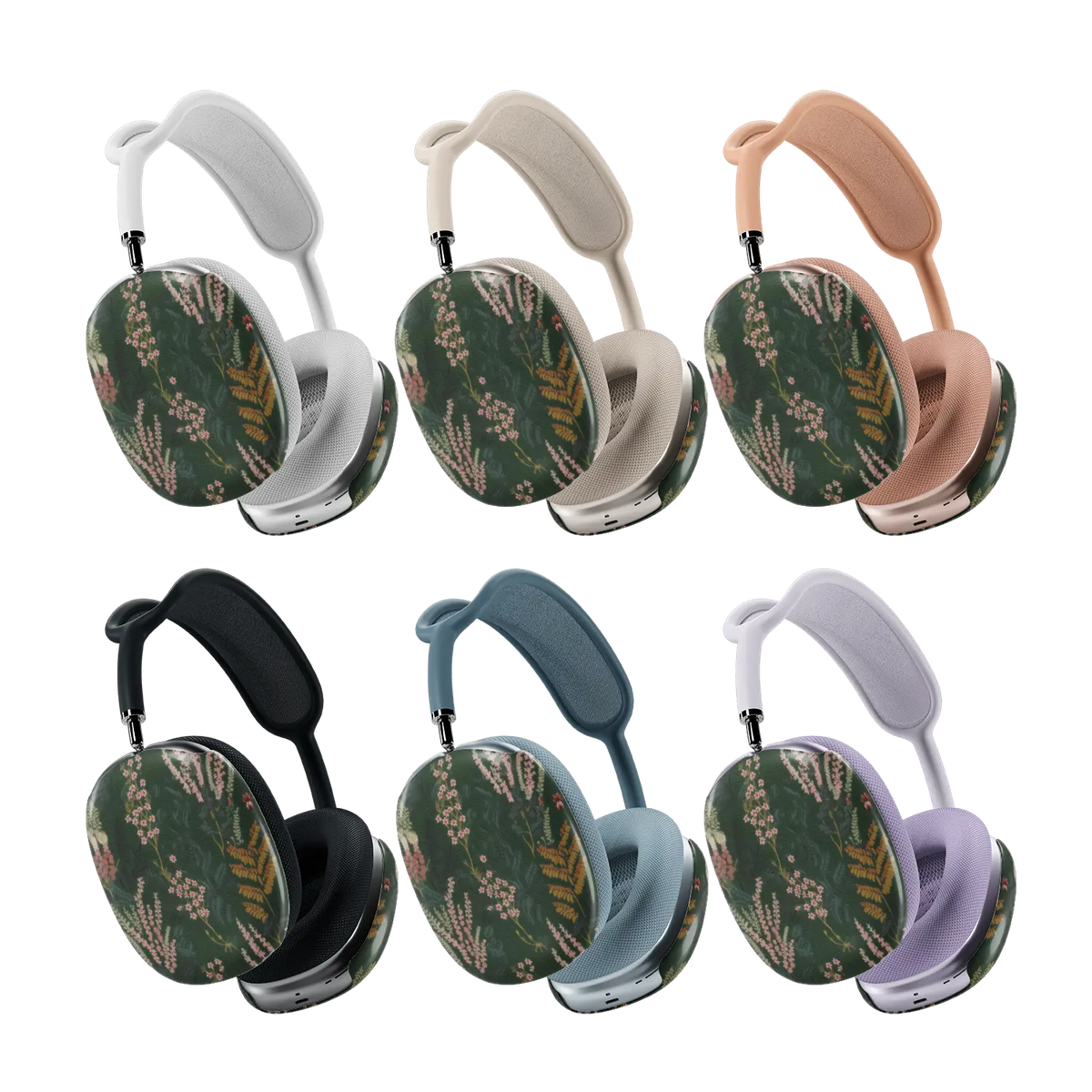 Heather & Hearth AirPods Max cover colorway lineup in deep olive green
