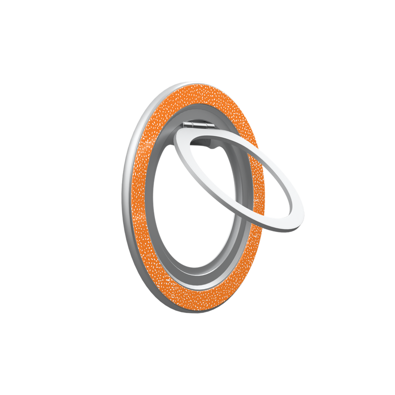 Tangerina | Electric Orange Textured MagSafe Ring Stand