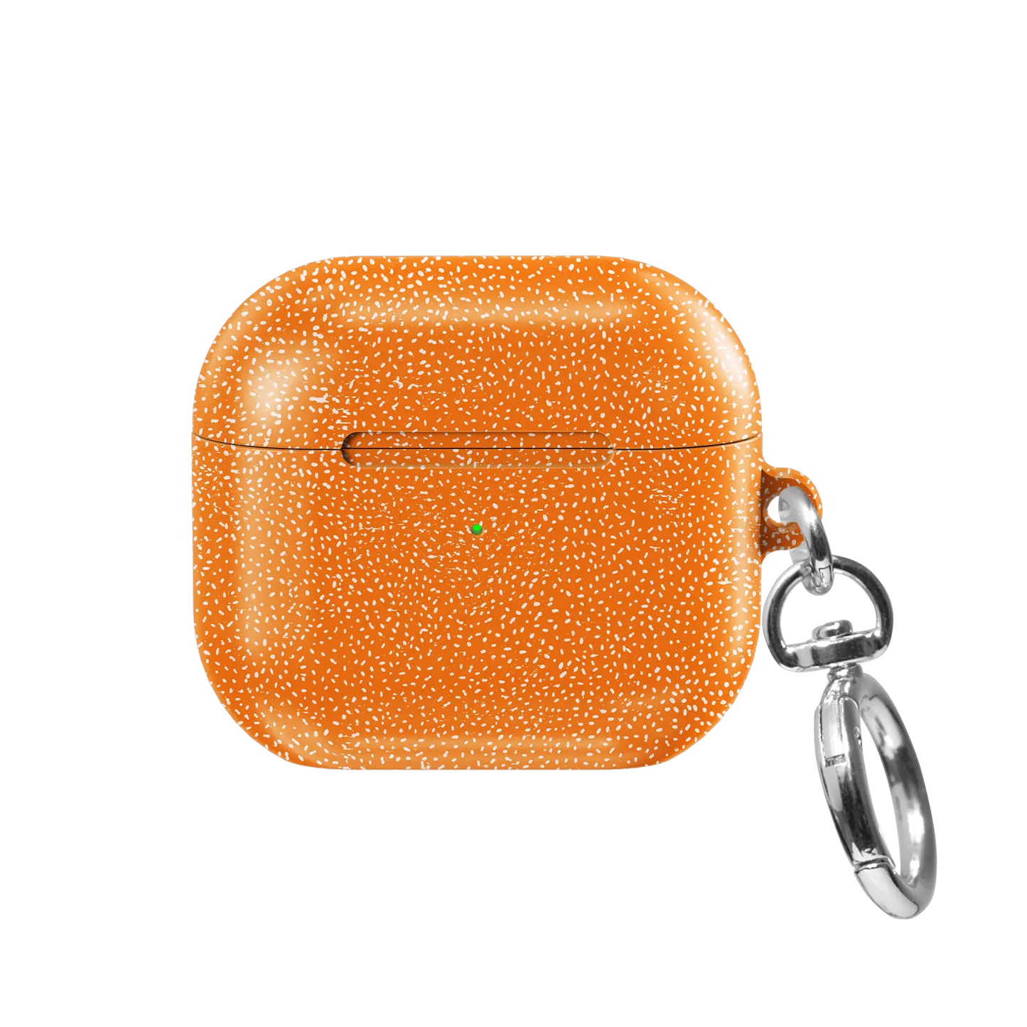 Orange Textured AirPods Case, front view