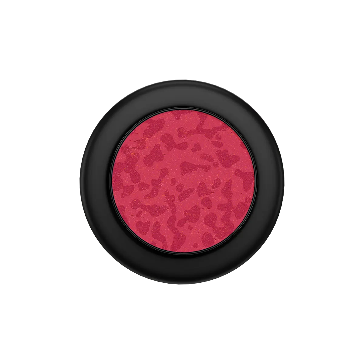 Black MagSafe phone grip with red textured center and built-in strong magnets, pop grip design.