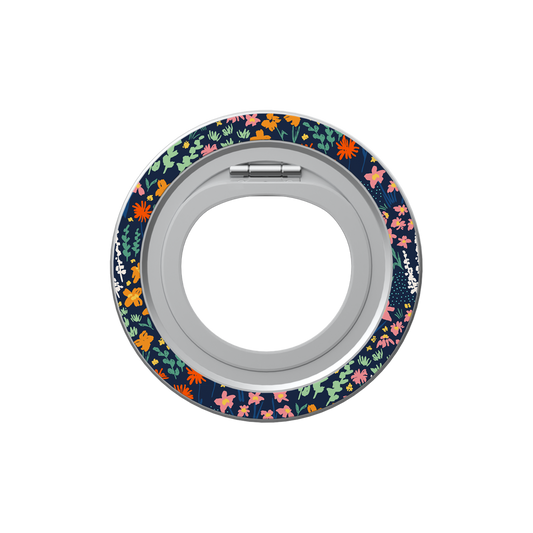Midnight Meadow | Vibrant Wildflower MagSafe Ring Stand