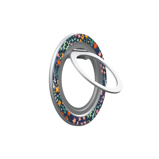 Midnight Meadow | Vibrant Wildflower MagSafe Ring Stand