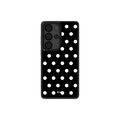 Domino Theory | Black Polka Dot Samsung Phone Case