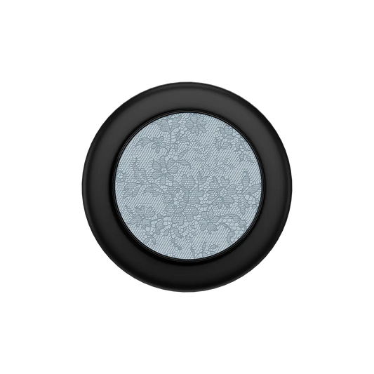 Black PopSockets grip holder with floral lace design for MagSafe phone grip