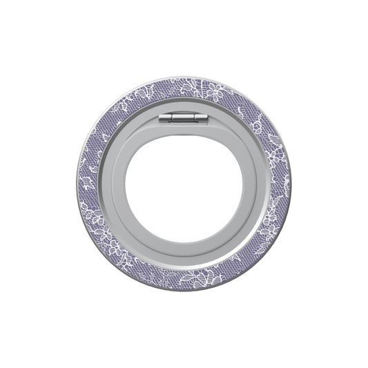 Amethyst Veil | Purple Lace MagSafe Ring Stand