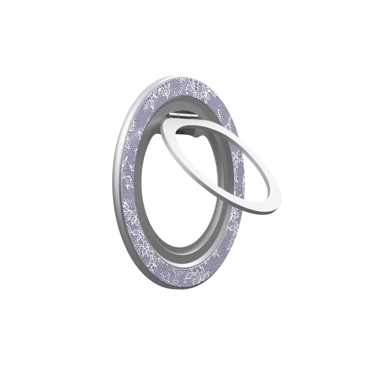 Amethyst Veil | Purple Lace MagSafe Ring Stand