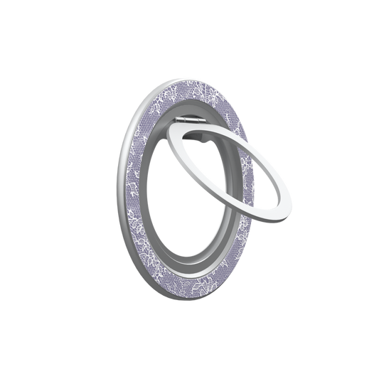 Amethyst Veil | Purple Lace MagSafe Ring Stand