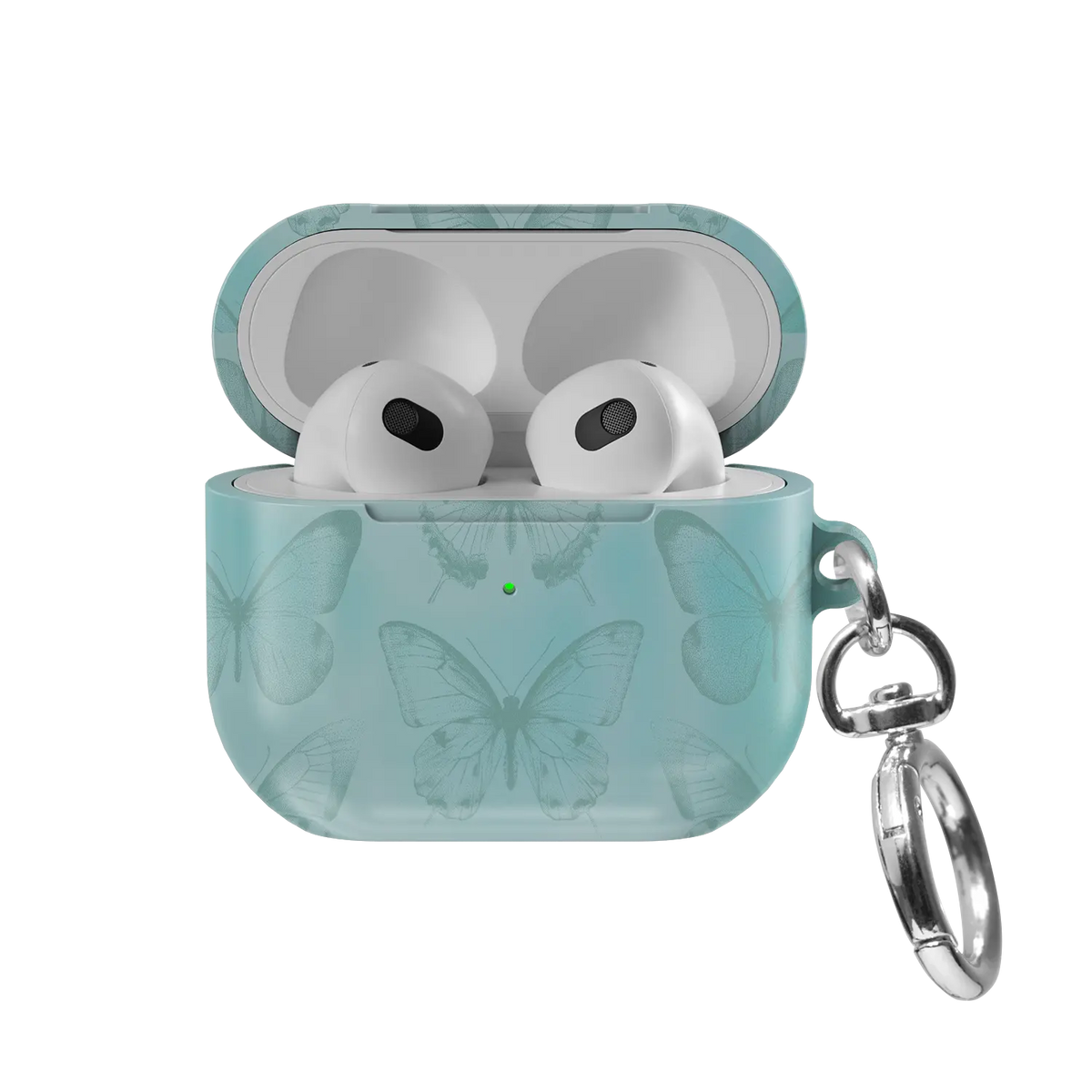 Spearmint Flutter | Teal Butterfly AirPods Case