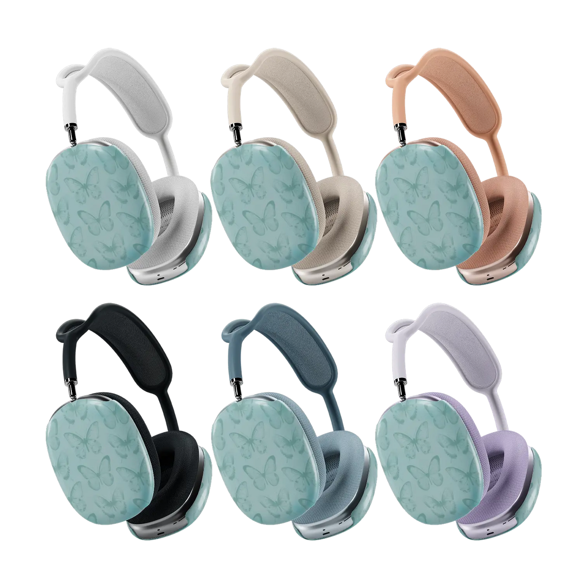 Spearmint Flutter | Teal Butterfly AirPods Max Case