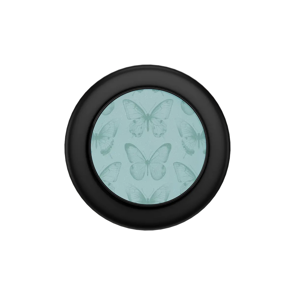 Spearmint Flutter | Teal Butterfly MagSafe Grip
