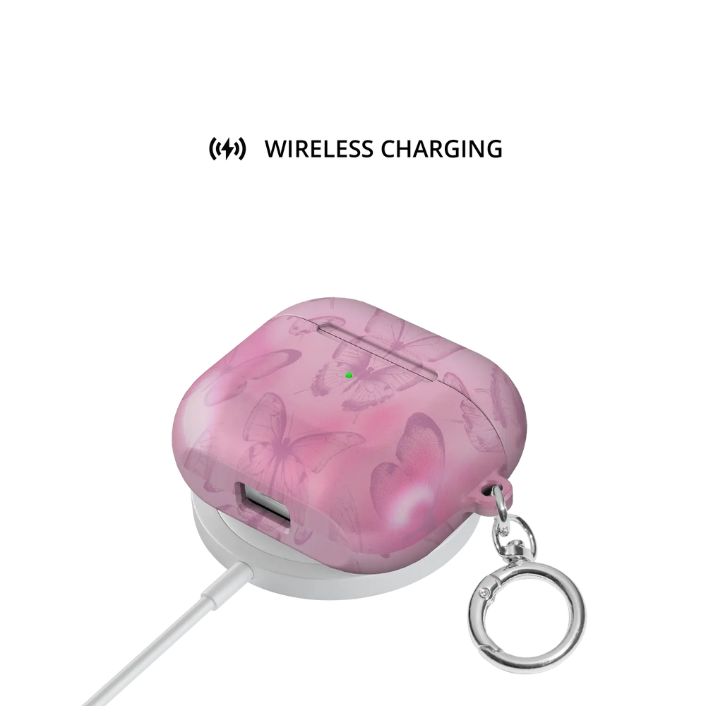 Rosé Monarch | Pink Butterfly AirPods Case