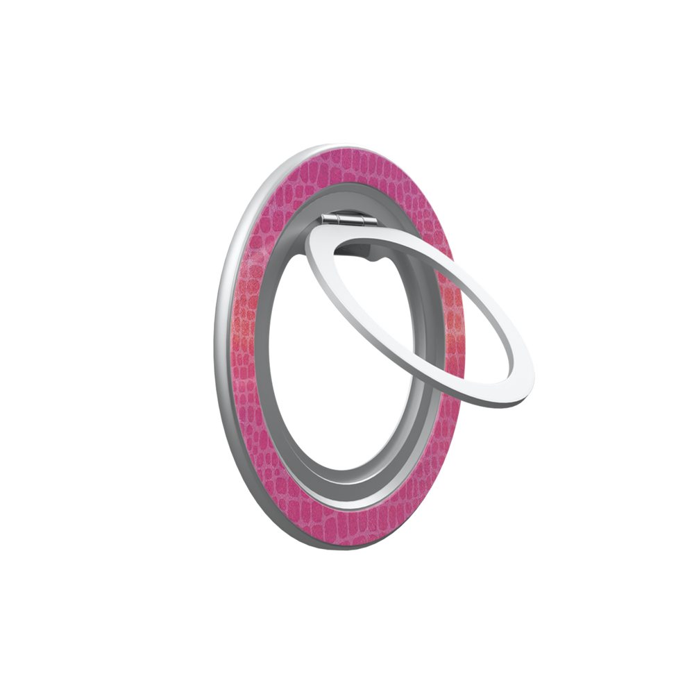 Sunset Serpent | Pink Croc MagSafe Ring Stand