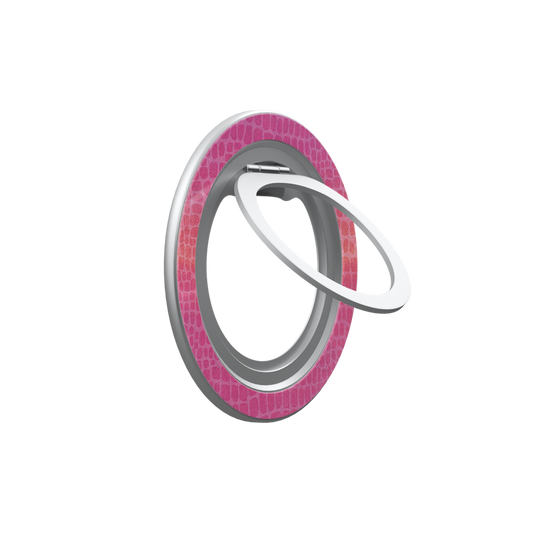Sunset Serpent | Pink Croc MagSafe Ring Stand