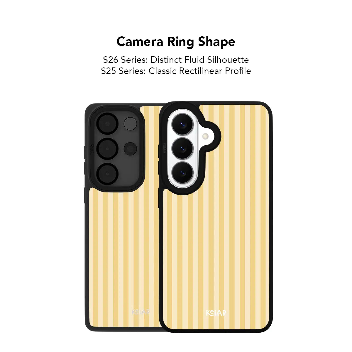 Buttercream | Pastel Yellow Vertical Stripe Samsung Case