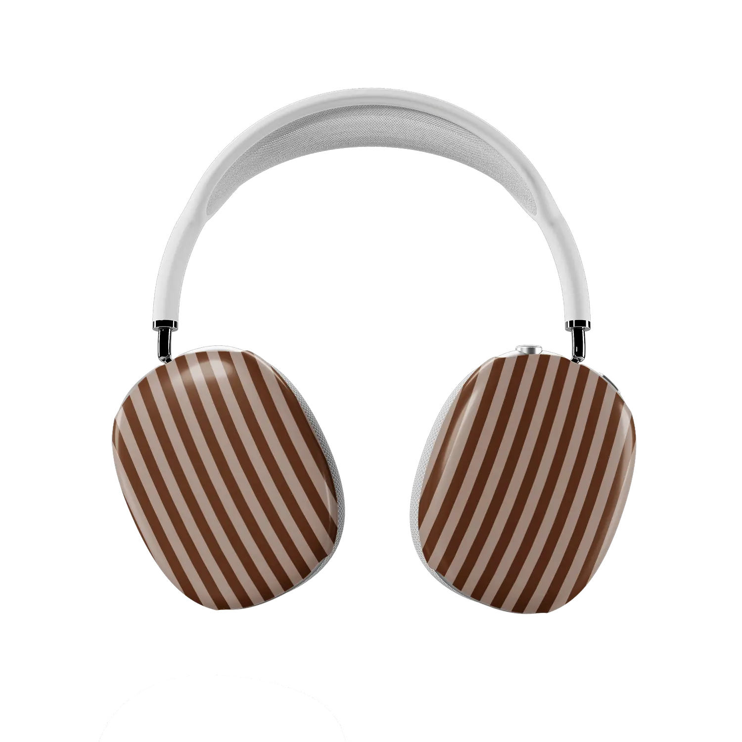 Roastery | Brown Vertical Stripe AirPods Max Case
