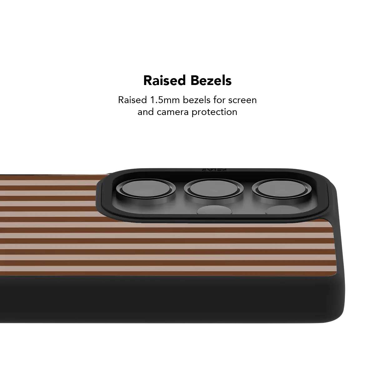 Roastery | Pastel Brown Vertical Stripe Samsung Case