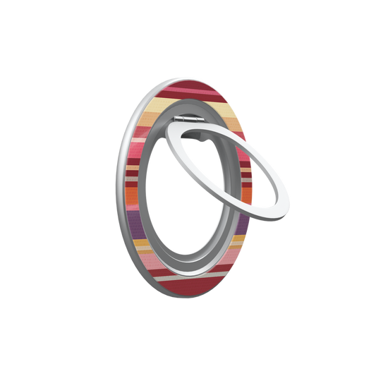 Marrakesh | Warm Red Multi-Stripe MagSafe Ring Stand