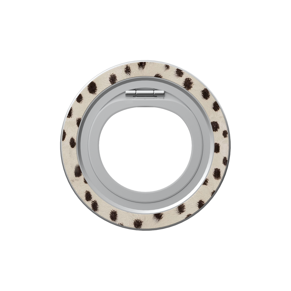 Spot On | Cream Cheetah Print MagSafe Ring Stand