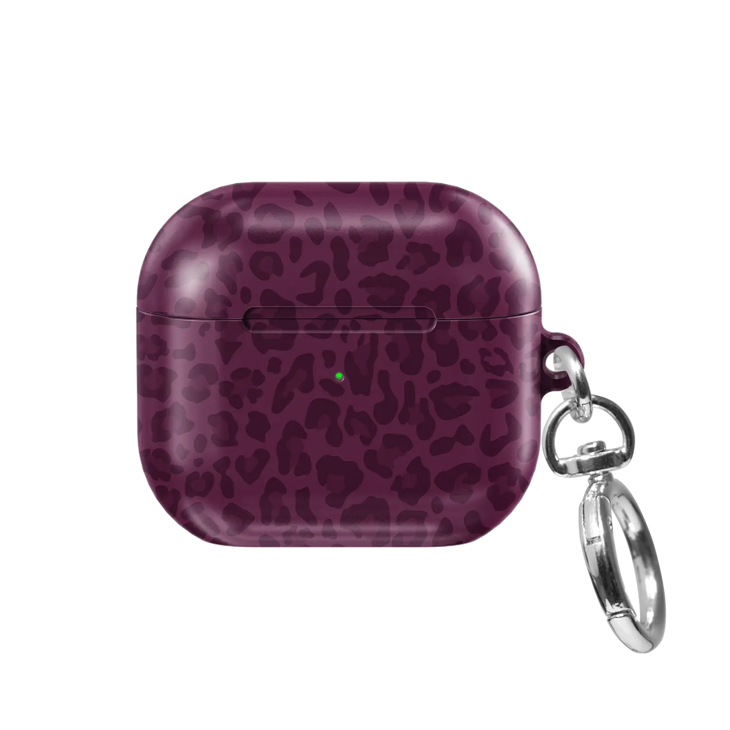 Dark Cherry | Burgundy Leopard Print AirPods Case