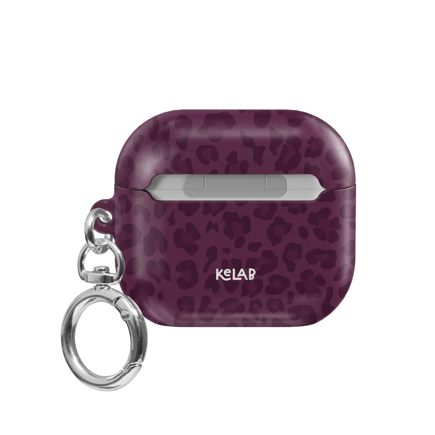 Dark Cherry | Burgundy Leopard Print AirPods Case