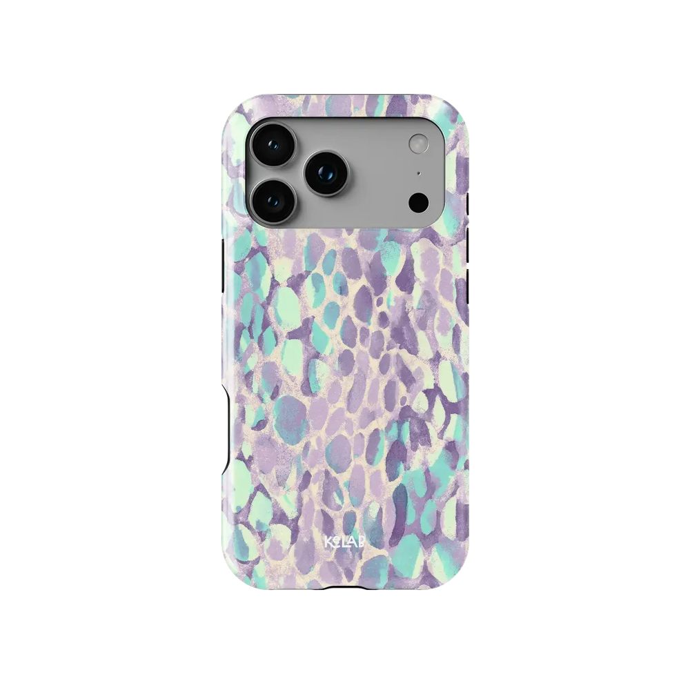 Wild Sugar | Lilac Leopard Print iPhone Case
