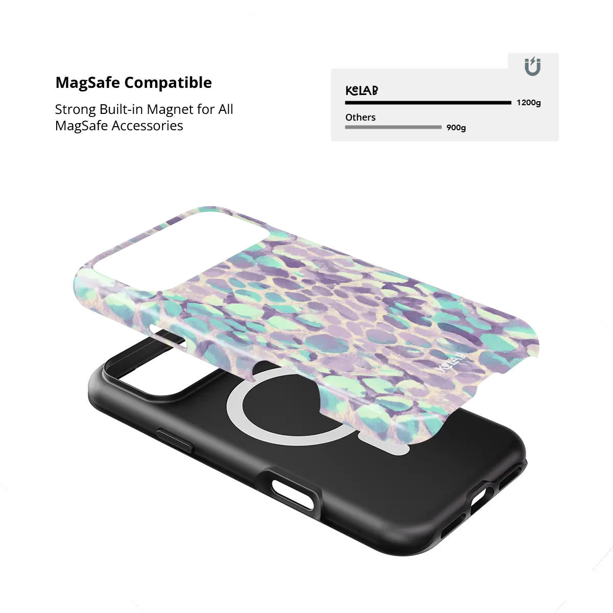 Wild Sugar | Lilac Leopard Print iPhone Case