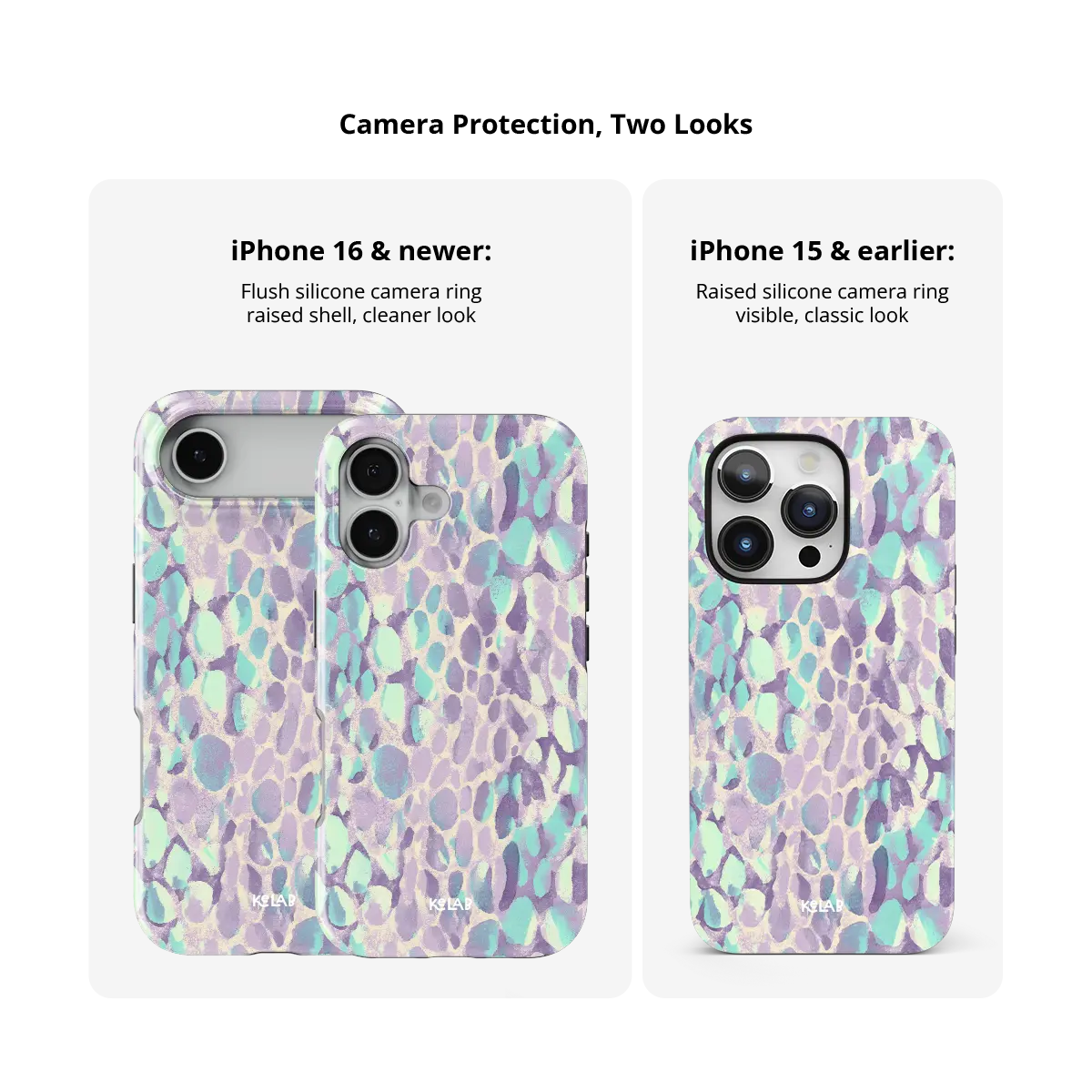 Wild Sugar | Lilac Leopard Print iPhone Case