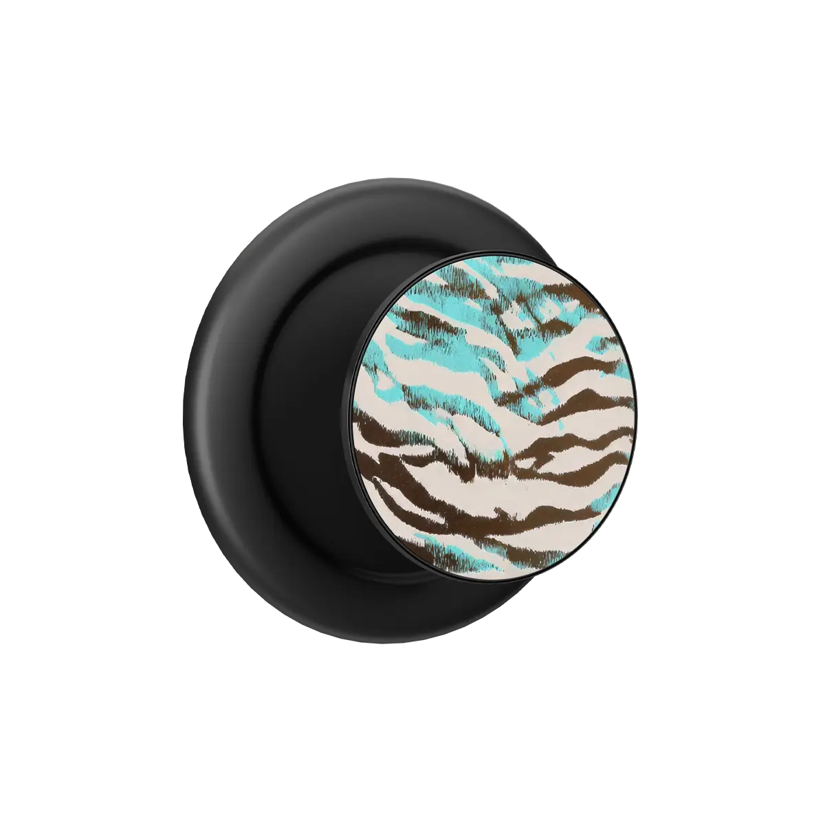 Wild Current | Turquoise Tiger Print MagSafe Phone Grip