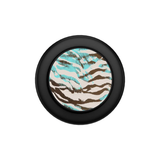 Wild Current | Turquoise Tiger Print MagSafe Phone Grip