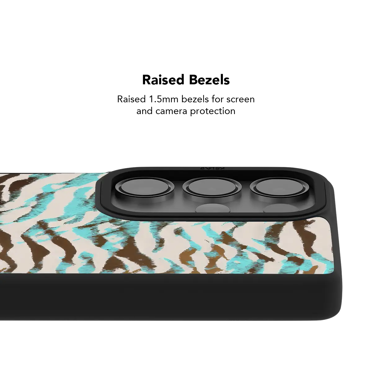 Wild Current | Turquoise Tiger Print Samsung Phone Case