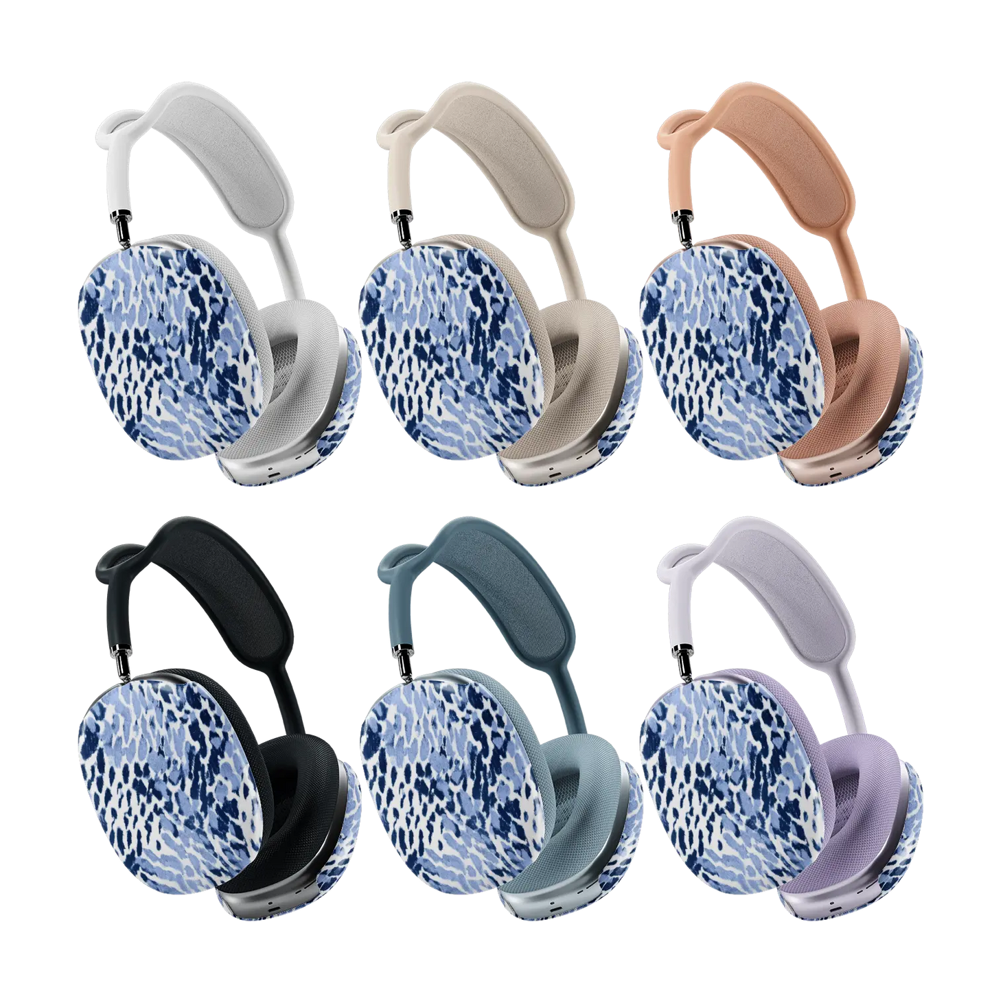 Indigo Glaze | Navy Leopard AirPods Max Case