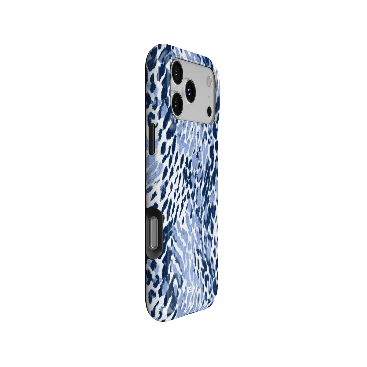 Indigo Glaze | Navy Leopard Print iPhone Case