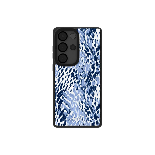 Indigo Glaze | Navy Leopard Print Samsung Phone Case