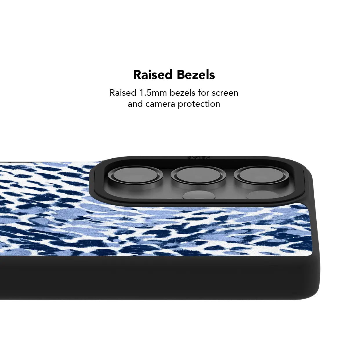 Indigo Glaze | Navy Leopard Print Samsung Phone Case