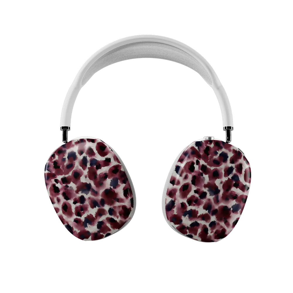 Bitten | Dark Red Cheetah AirPods Max Case