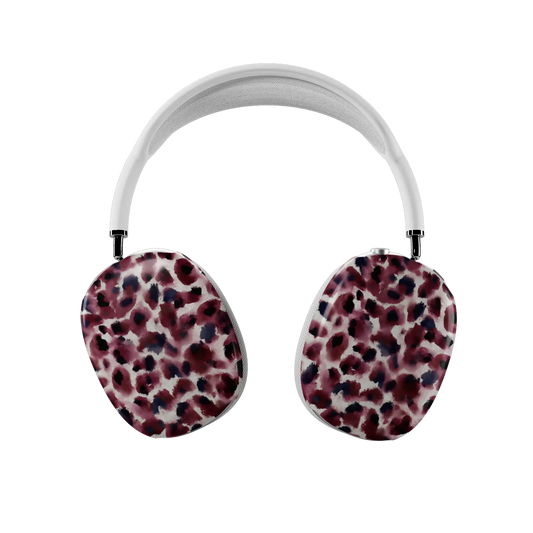 Bitten | Dark Red Cheetah AirPods Max Case