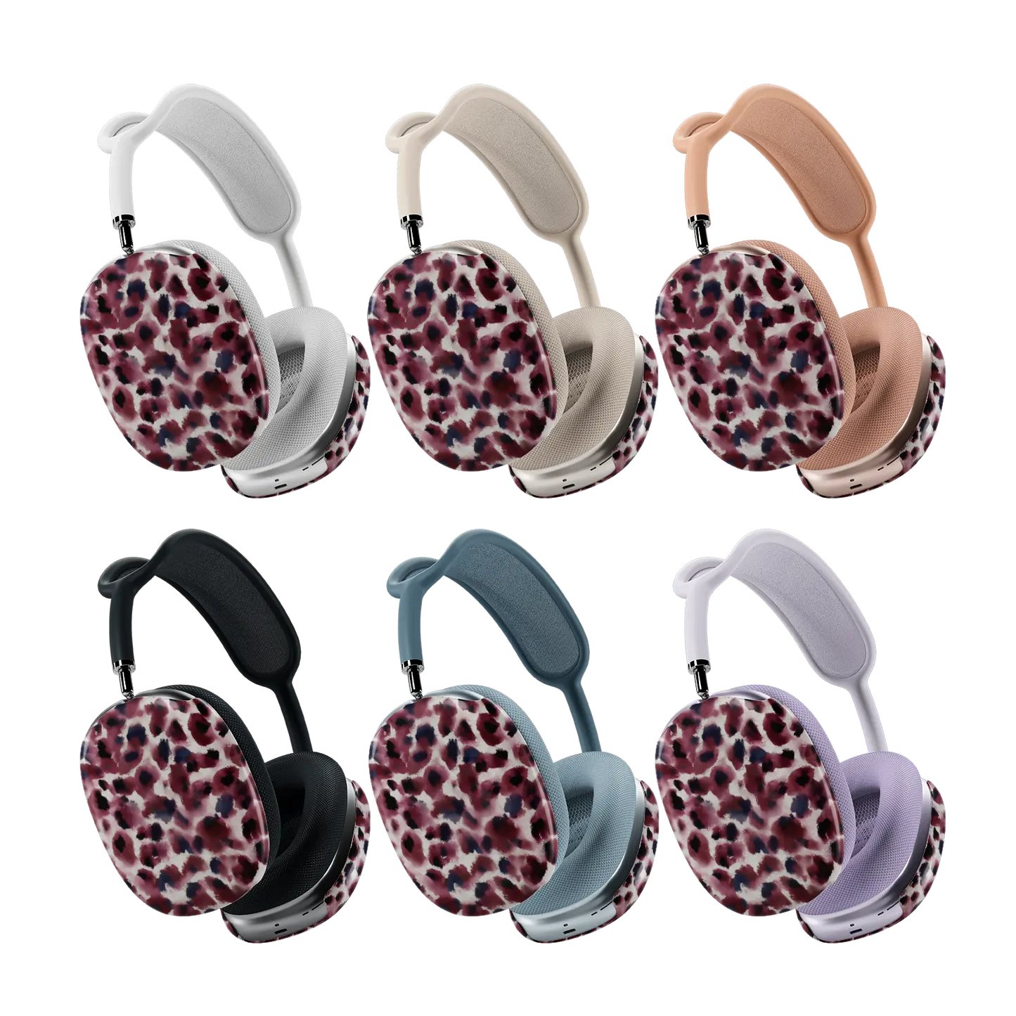 Bitten | Dark Red Cheetah AirPods Max Case