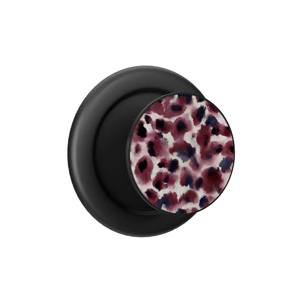 Bitten | Dark Red Cheetah Print MagSafe Phone Grip