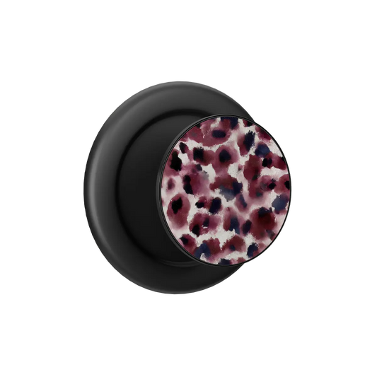 Bitten | Dark Red Cheetah Print MagSafe Phone Grip