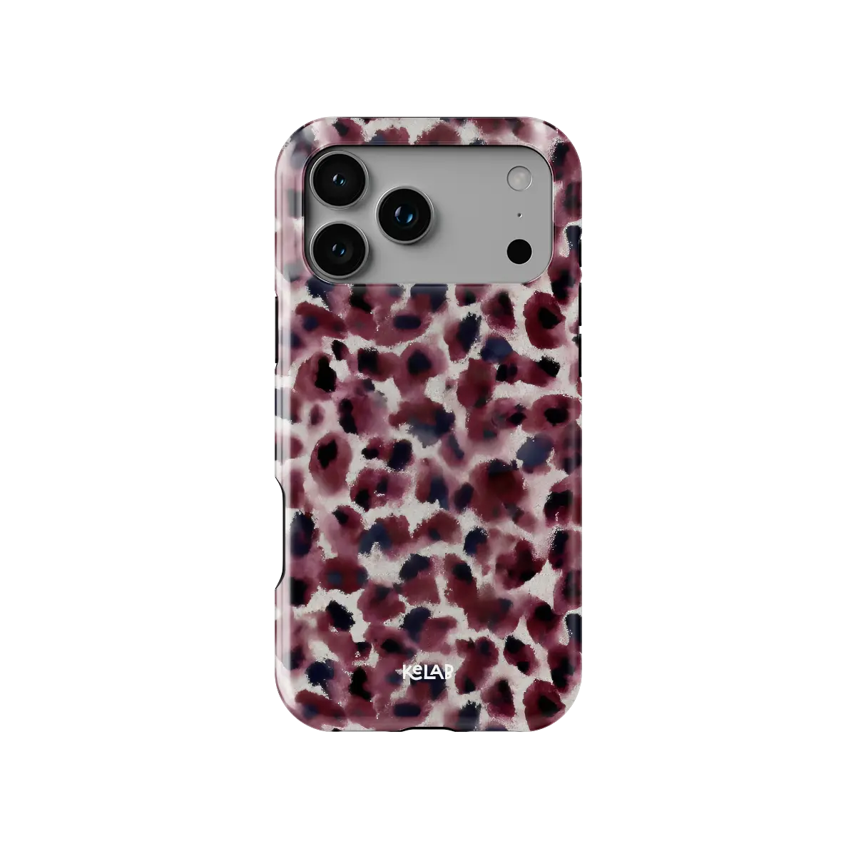 Bitten | Dark Red Cheetah Print iPhone Case