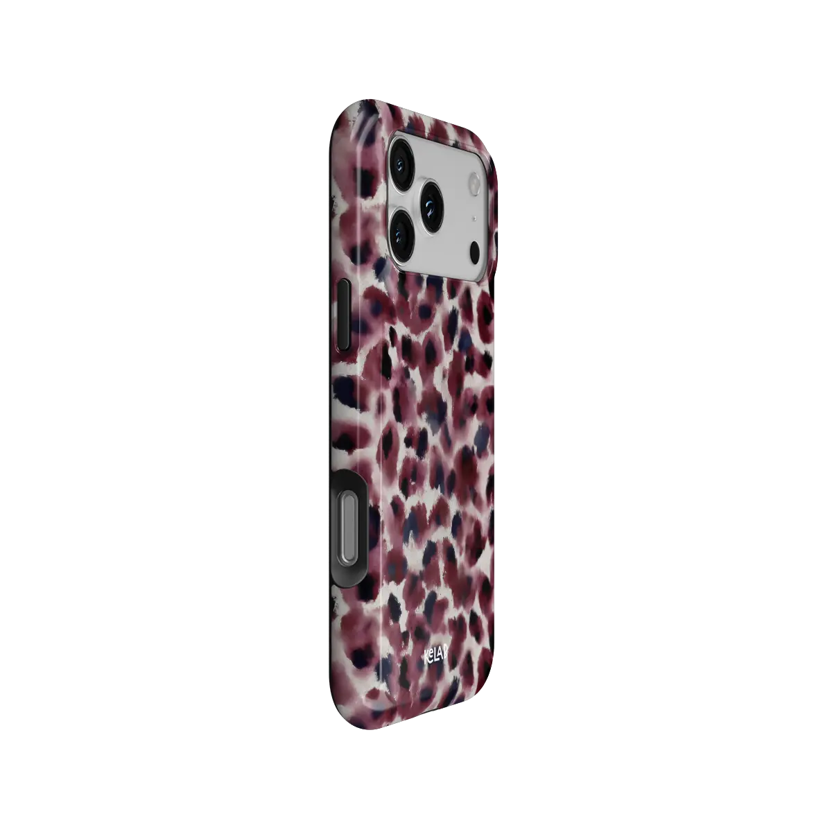 Bitten | Dark Red Cheetah Print iPhone Case