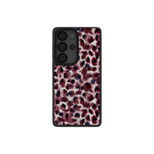 Bitten | Dark Red Cheetah Print Samsung Phone Case