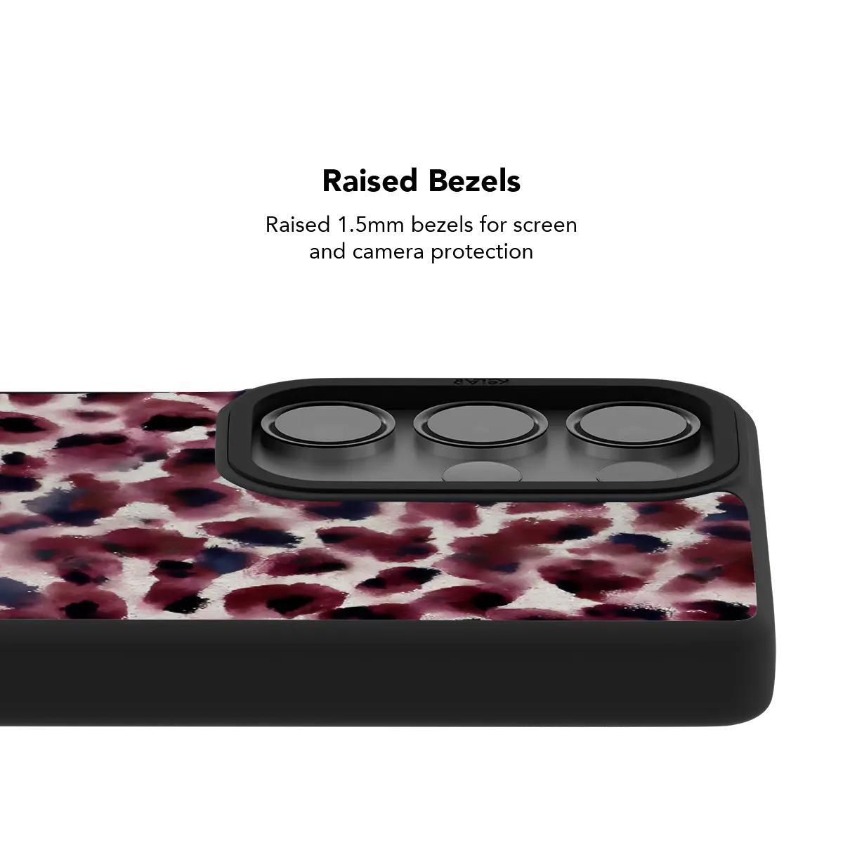 Bitten | Dark Red Cheetah Print Samsung Phone Case