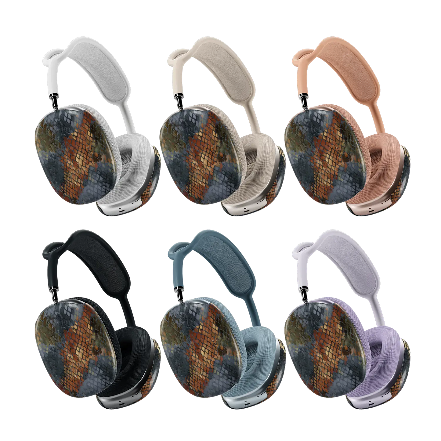 Dragon Scale | Brown Snakeskin AirPods Max Case