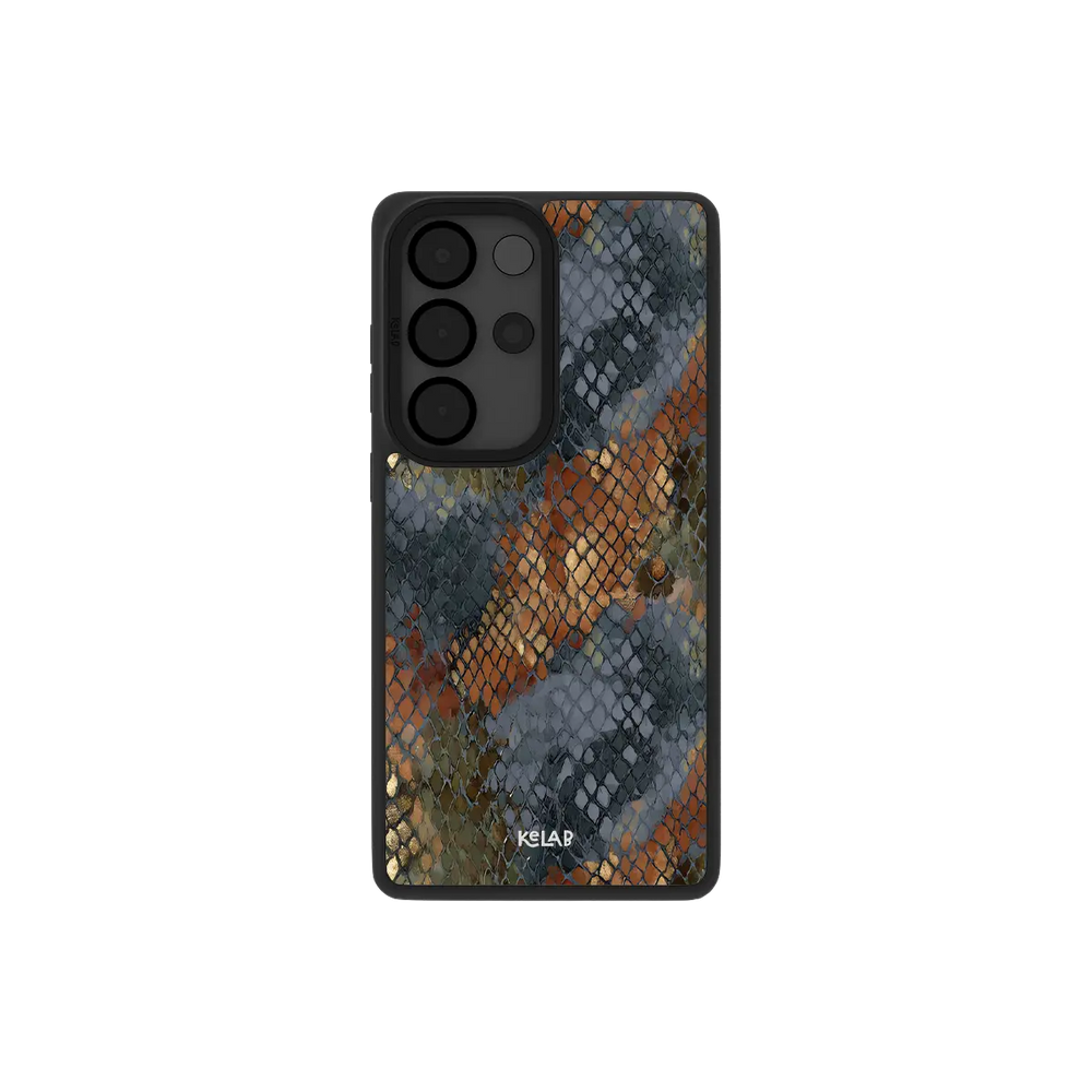 Dragon Scale | Brown Snakeskin Python Print Samsung Phone Case