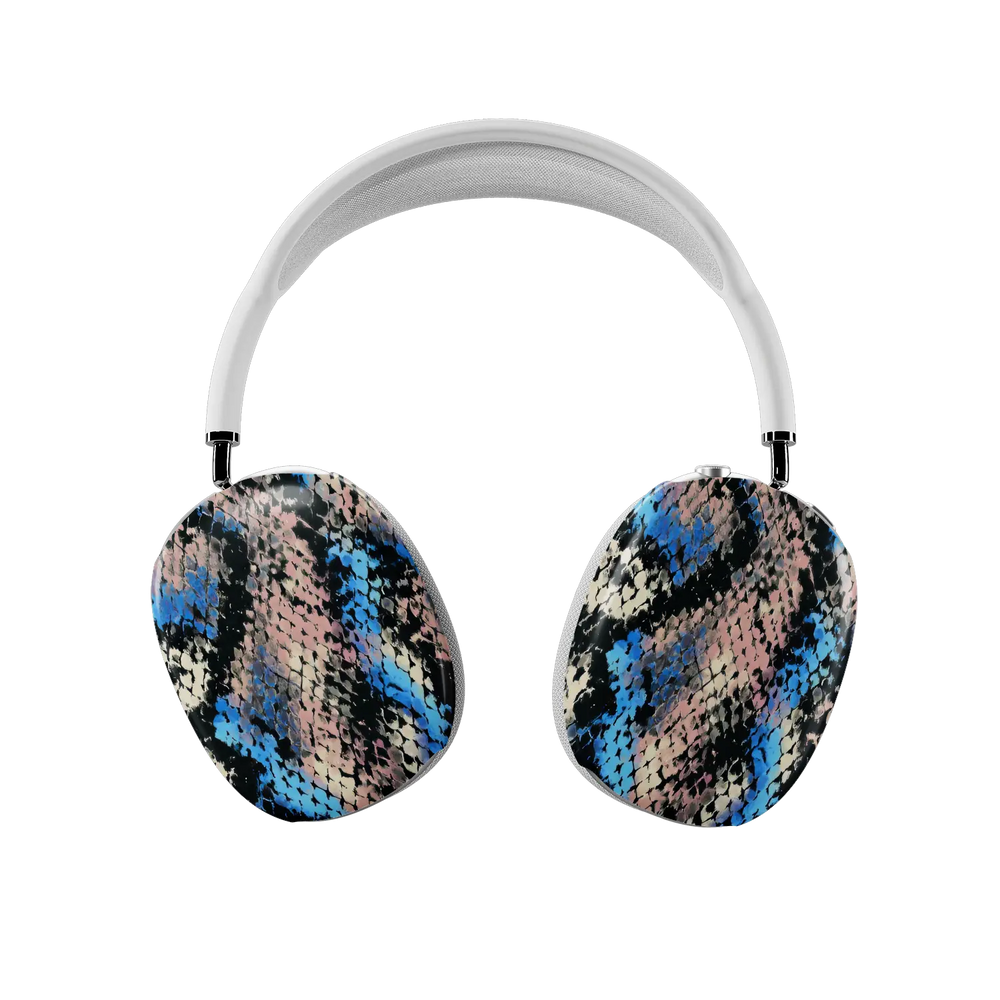 Glacier Coil | Blue Snake Print AirPods Max Case