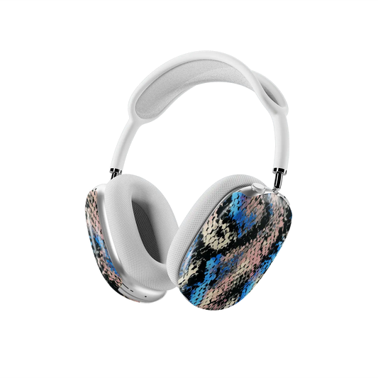 Glacier Coil | Blue Snake Print AirPods Max Case